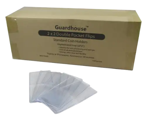 2x2 Coin Flip Unplasticized Bulk - 1000/Box