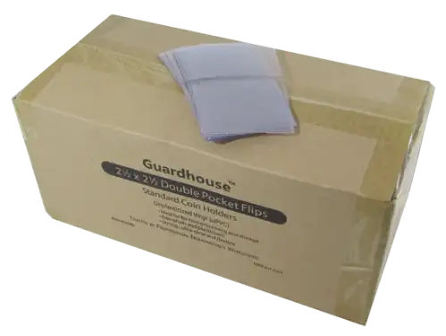2.5x2.5 Coin Flip Unplasticized Bulk - 1000/Box