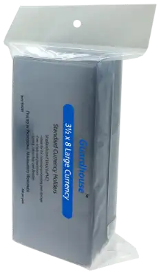 Large Currency Holder - 100 Pack (7 mil)