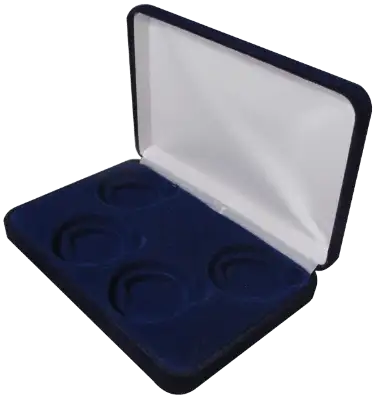 Velvet Coin Display Box Holds 4L Capsules