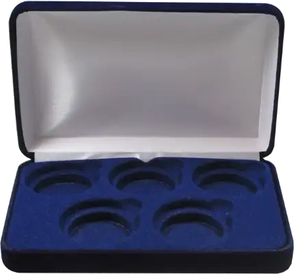 Velvet Coin Display Box - Holds 5L Capsules