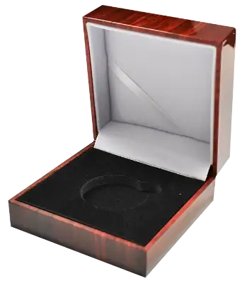 L Capsule Box with Faux Wood Grain Finish