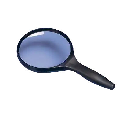 Round Hand Magnifier - 7" Diopter