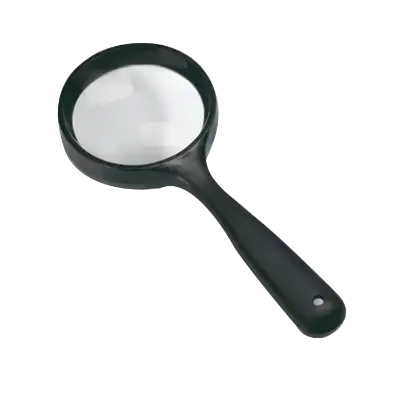 Round Aspheric Hand Magnifier - 5x