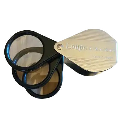 Triple Folding Magnifier - 4x, 8x, 12x
