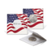 2x2 Paper Coin Holders for Cent / Nickel - American Flag