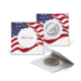 2x2 Paper Coin Holders for Half/Small Dollar/Quarter - American Flag