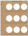 Silver Rounds 39mm, 45 ports