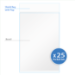25 Pack Combo of Standard Silver Bags and Boards