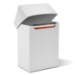 Flip-top Card Box with Header Card - White