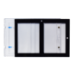 2 Card Magnetic Card Holder - Black Borders