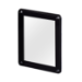 1 Card Screw Card Holder 35pt - Black Border