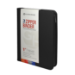 Zipper Binder with 3 Ring Clip - Black