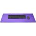Desk Mat with Stitched Trim - 15.75 x 31.5 (Royal Purple)
