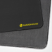 Desk Mat with Stitched Trim - 15.75 x 31.5 (Black)