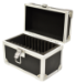 10 Slab Black & Aluminum Box - Solid Top