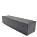 Single Row 2x2 Box - 9"- Black