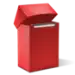 Flip-top Card Box with Header Card - Red