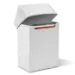 Flip-top Card Box with Header Card - White