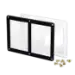 2 Card Screw Card Holder 35pt - Black Border
