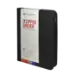 Zipper Binder with 3 Ring Clip - Black
