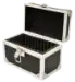 10 Slab Black & Aluminum Box - Solid Top