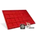 Horizontal 2x2 Display Tray (28 Slots) Red