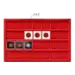 Horizontal 2x2 Display Tray (28 Slots) Red