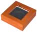 Guardhouse Glass-top Wood Display Box - Holds Large Sized Capsule