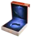 Lighted L Capsule Box with Faux Wood Grain Finish