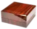 Lighted L Capsule Box with Faux Wood Grain Finish