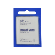 52x36mm Showgard Mounts - Pre-cut Singles (Black)