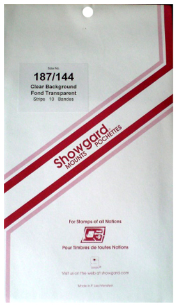 187x144 Showgard Blocks, Strips and Souvenir Sheets (Clear)