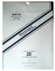 204x153 Showgard Blocks, Strips and Souvenir Sheets (Black)