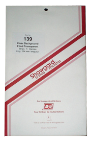 139 Showgard Strips Accomodation Range 264mm (Clear)