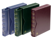Grande Classic 3 Ring Certified Coin Slab Album with Slip Case (4 Pages) Blue