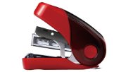 Flat Clinch Stapler - Mini (Red)