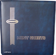 Deluxe Mint Sheet Binder Only (Blue)