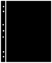 Hagner Stock Sheets 1 Row Black One Sided