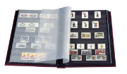 Hard Cover Stockbook with 64 Black Pages and Glassine Interleaves (Black ) - LS4/32S