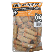 36 Quarter Preformed Coin Wrappers