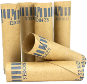 Nested Preformed Nickel Tube Coin Wrappers