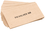 Flat Half Dollar Coin Wrappers