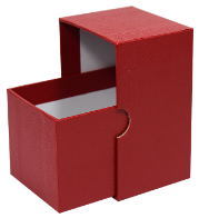 Single Row Slab or Crown Box - 4.5"- Red