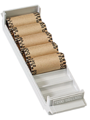 Small Dollar Interlocking Coin Roll Trays