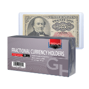 Fractional Currency Sentry Holders - 5 7/16x3 3/16