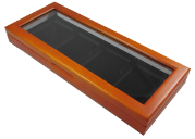Wood Glass-Top Display Slab Box - 4 Slab Universal