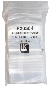 Zip Lock Bag - 3x4 (2 Mil)