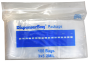 Zip Lock Bag - 3x5 (2 Mil)