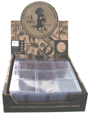 12 Pocket Lead Dog Notebook Pages for 2.5x2.5 flips